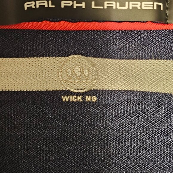 RLX Ralph Lauren Men's Golf Classic-Fit Blue White Striped S/S Polo XL - Picture 10 of 14